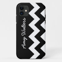 zig-zag noir/blanc personnalisé