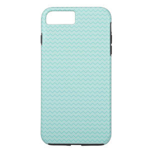 Coque iPhone 7 Plus Zigzag bleu et blanc d'oeufs de Robin