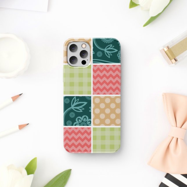 Coques Case-Mate iPhone Zigzag, Chevron, En vichy, Pois, Patchwork (Créateur téléchargé)