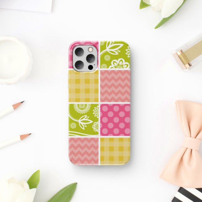 Coques Case-Mate iPhone Zigzag, Chevron, Pois, En vichy, Patchwork (Créateur téléchargé)