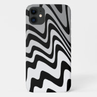 Zigzag noir, gris et blanc