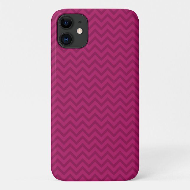 Coques Case-Mate iPhone Zigzag rose, Chevron rose, Motif géométrique (Dos)