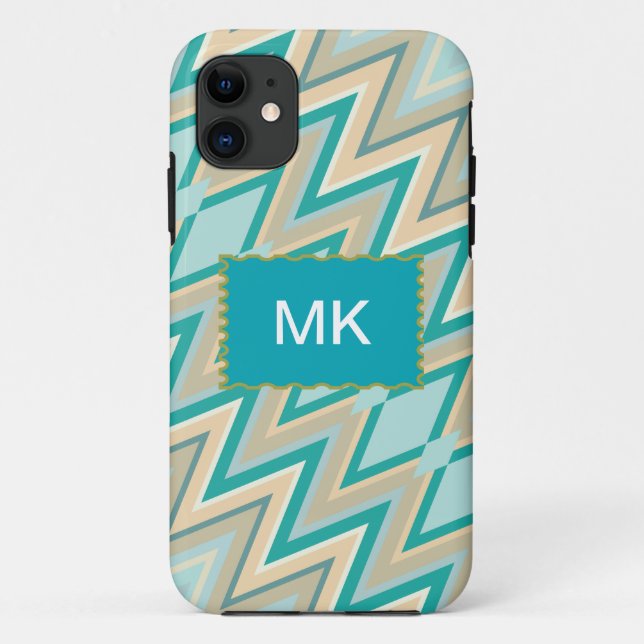 Coques Case-Mate iPhone zigzag-téléphones diagonale (Dos)