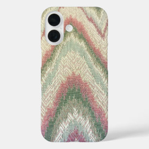 Coque Pour iPhone 16 Zigzag Textile