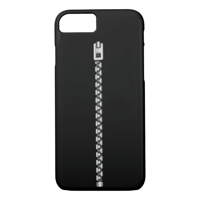 Coques Case-Mate iPhone Zipper argent Faux (Dos)