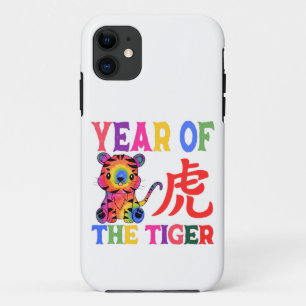 Case-Mate iPhone Case Zodiaque chinois - Année du tigre en arc-en-ciel
