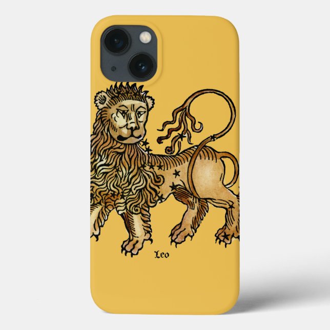 Coques Case-Mate iPhone Zodiaque : Lion, 1482 (Verso)