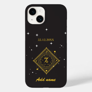 Coque Pour iPhone 14 Zodiaque personnalisé Nom personnalisé Capricorne