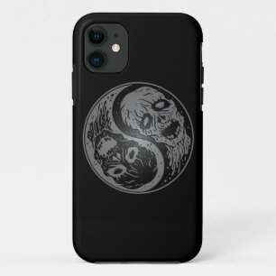 Coques Pour iPhone Zombis gris et noirs de Yin Yang