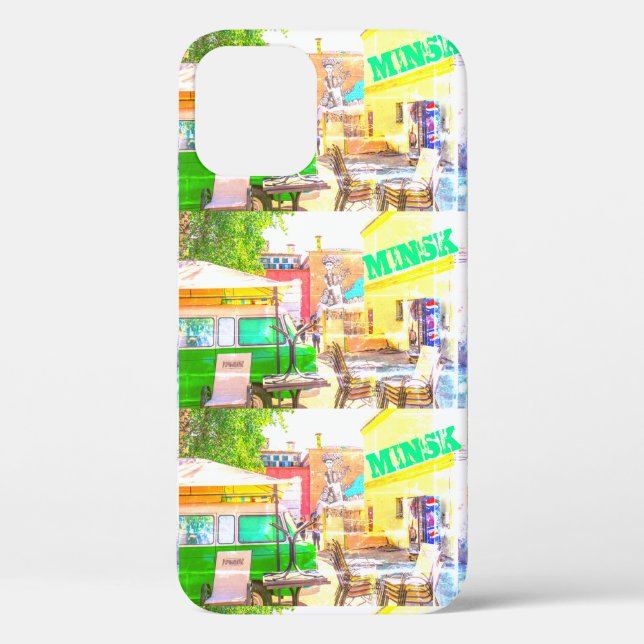 Coques Case-Mate iPhone Zone Graffiti d'architecture de Minsk Bélarus (Verso)