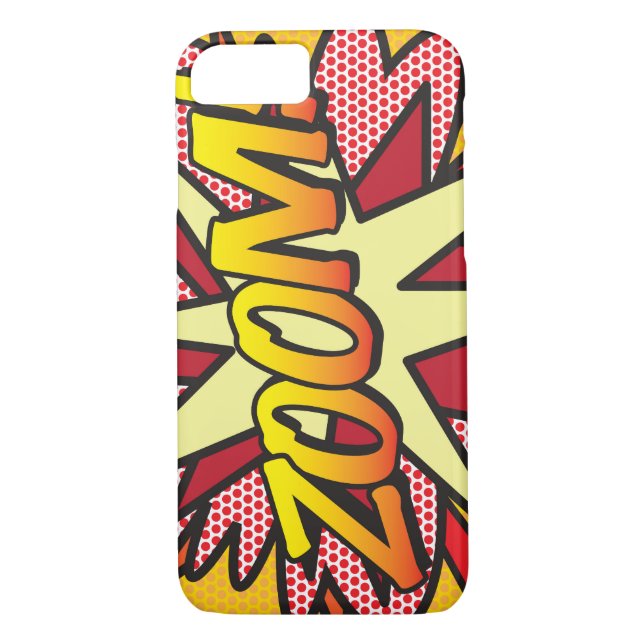 Coques Case-Mate iPhone ZOOM Fun Retro Comédie Livre Pop Art (Dos)