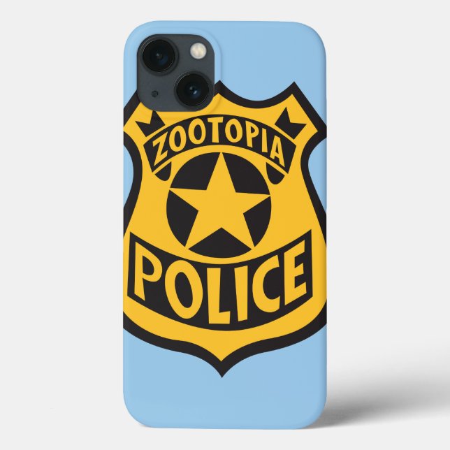 Coques Case-Mate iPhone Zootopia | Badge de police Zootopia (Verso)