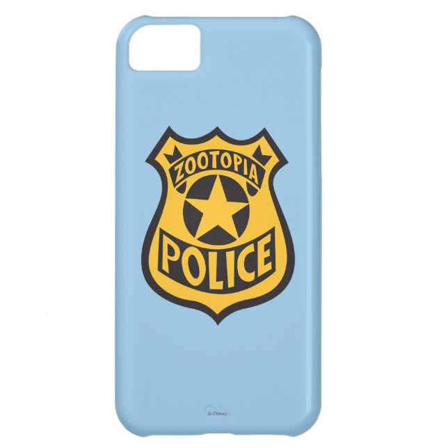 Coques Case-Mate iPhone Zootopia | Badge de police Zootopia (Dos)