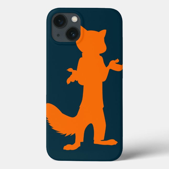 Coques Case-Mate iPhone Zootopia | Nick Wilde Silhouette (Verso)
