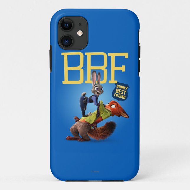 Coques Case-Mate iPhone Zootopie| Le meilleur ami de Bunny (Dos)