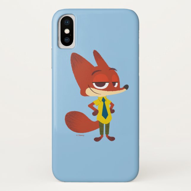 Coques Case-Mate iPhone Zootopie| Nick Wilde - Le Renard Sly (Dos)