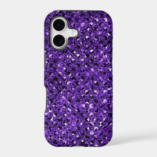 Coques de téléphone à effet sequin violet