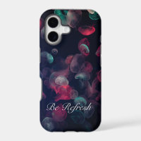 Coques d'iphone colorées avec éclairage de champig
