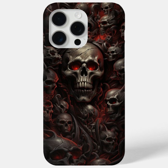 Coques iPhone 15 Pro Max - Séries Skull -7 (Verso)