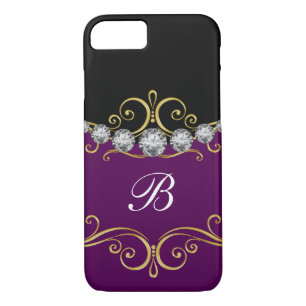 Coques iphone chics de monogramme