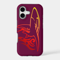 Coques iphone colorés d'art de requin