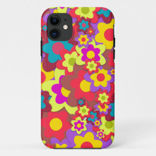 COQUES IPHONE DE LA FILLE DE L'ÉNERGIE DE FLEURS D