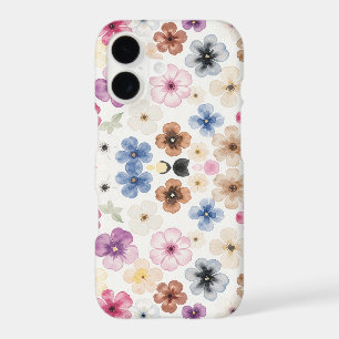 Coques iPhone florales aquarelle pastel