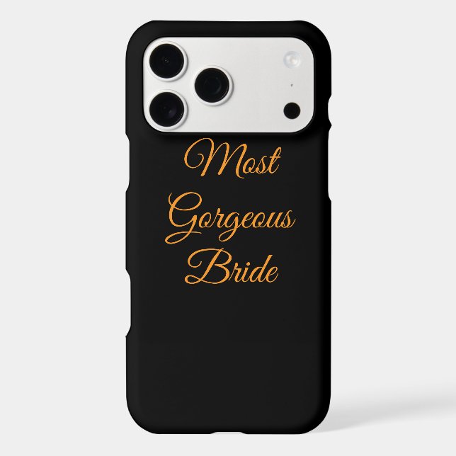 Coques Iphone La Plus Belle Mariée (Verso)