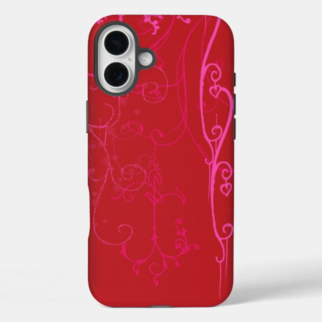 Coques iphone Red Jazzy (Verso)