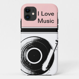 Coques iphone roses de musique