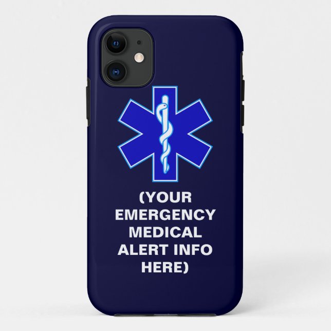 Coques iphone vigilants Médicale de secours (Dos)