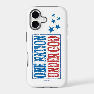 Coques pour iPhone Une Nation sous Dieu Rouge Blan