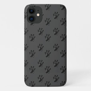 Coquet étui iPhone Case-Mate à motif de patte gris