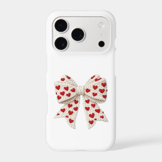 Coquet Étui iPhone Cœur Crochet Mignon