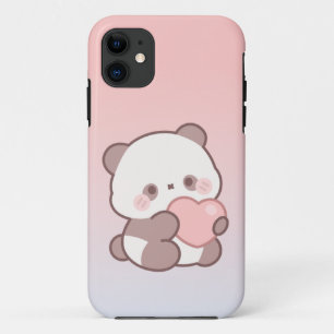 coquet kawaii panda coeur coque iphone 11 case