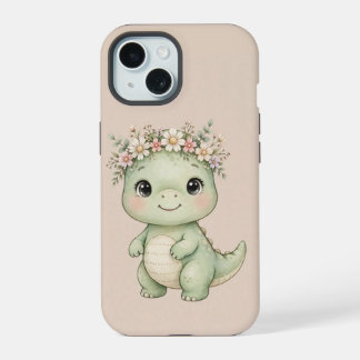 coquet petit téléphone coque dinosaures couronne d