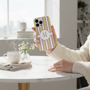 Coquette Aesthetic Personalized Preppy Monogram iPhone 14 Pro Max Case