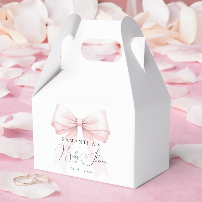 Coquette Baby Shower Favour Bags Favor Box (Wedding)