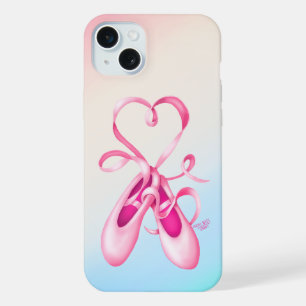 Coquette Ballet Dance Slippers KiniArt iPhone 15 Plus Case