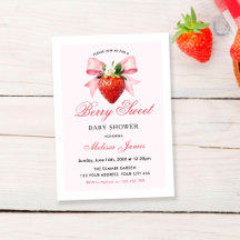 Coquette Berry Sweet Baby Shower