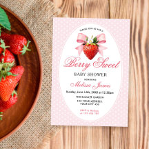 Coquette Berry Sweet Baby Shower