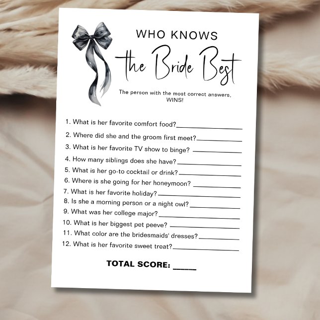 Coquette Black Bow Who Knows Bride (Creator Uploaded)