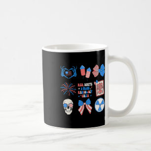 Coquette Bow 4th Of July Radiology Department X-ra Coffee Mug