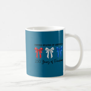Coquette Bow America Patriotic 4th Design Coffee Mug