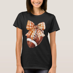 Coquette Bow American Footll Autumn Thanksgiving G T-Shirt