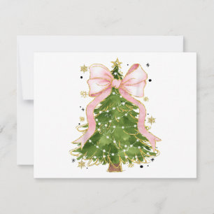 Coquette Bow Christmas Tree Holiday Girly Outfit W