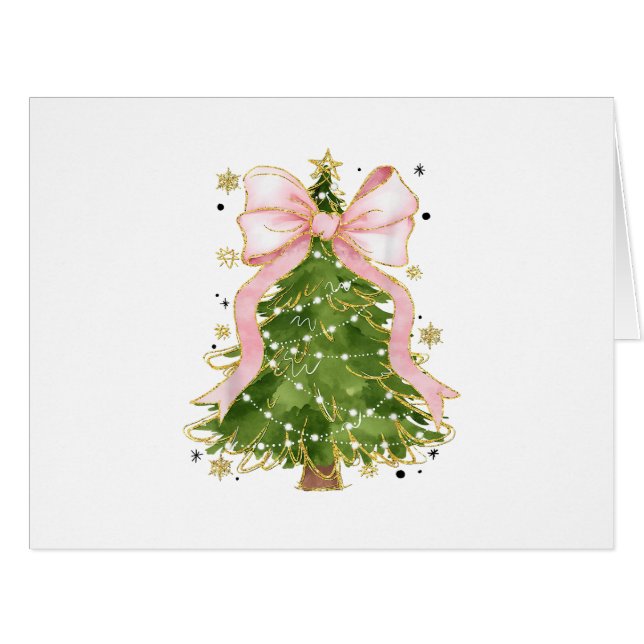 Coquette Bow Christmas Tree Vacances Fille tenue W (Devant horizontal)