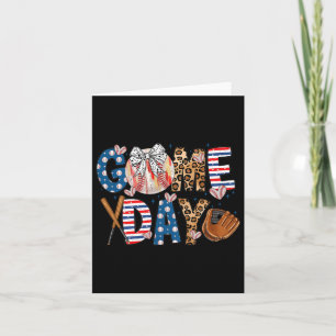 Coquette Bow Funny Sell Lover Game Day Sell Mom Li Card