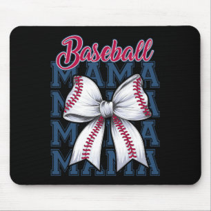 Coquette Bow Game Day Sell Mama Softll Mother's Da Mouse Pad