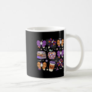 Coquette Bow Ghost Cute Halloween Teachers Women  Coffee Mug